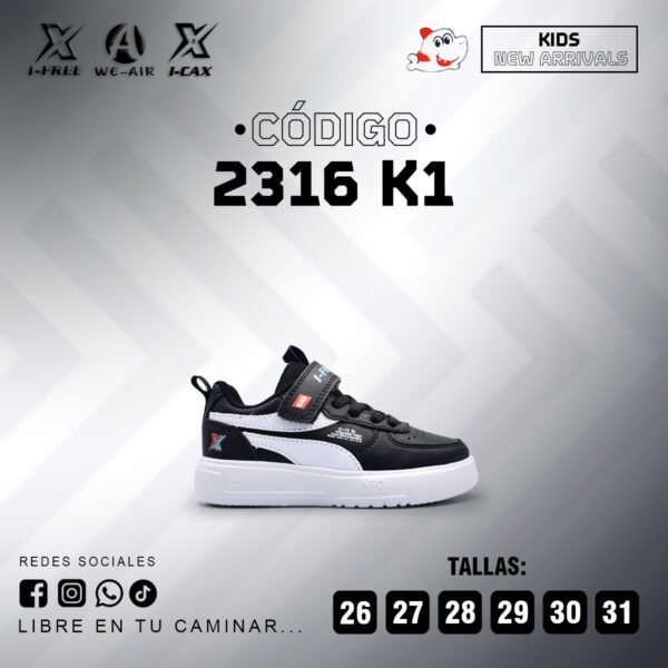 ZAPATILLAS I-FREE SPORT PARA NIÑOS 2316K - Image 2